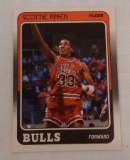 Key Vintage 1988-89 Fleer NBA Basketball Rookie Card RC Scottie Pippen Bulls HOF Nice Condition