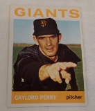 Vintage 1964 Topps Baseball Card Gaylord Perry Giants HOF Gorgeous Condition