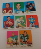 8 Vintage 1969 Topps NFL Football Card Lot Snead Wood Gabriel Dawson Kelly