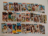 Vintage 1974 Topps Baseball Card Lot Stars HOFers Munson Marichal Brock Carew Killebrew Palmer Boog