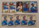 10 Ken Griffey Jr Rookie Card Lot 1989 Mariners Donruss Fleer Topps Traded Bowman