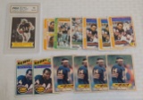 Vintage 1970s 1980s Topps Walter Payton NFL Football Card Lot Bears HOF Stickers 1984 Glossy GRADED