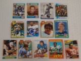 13 NFL Football Auto Sign-ed On Card In Person Stars HOFers Rookies Swell Topps Score