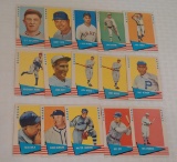 15 Vintage 1961 Fleer Baseball All Time Greats Card Lot Stars HOFers