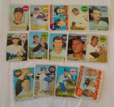 14 Vintage 1969 Topps Baseball Card Lot