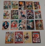 19 Different Dan Marino NFL Football Card Lot Inserts 1980s 1990s Dolphins HOF