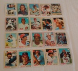 20 Different Vintage 1978 Topps Baseball All HOF Star Card Lot Ryan Rose Reggie Palmer Bench Yount