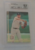 1994 Bowman Baseball Card #376 Derek Jeter Yankees HOF BGS GRADED 8.5 NRMT MINT Rookie RC Foil