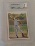 1992 Upper Deck Baseball #5 Derek Jeter Yankees HOF Rookie Card RC BGS 9 NRMT Beckett GRADED