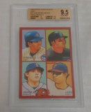 2009 Upper Deck Goudey 4-In-1 Sandberg Utley Uggla Kinslet BGS GRADED 9.5 GEM MINT Subs