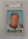 Vintage 1967 Topps Baseball Card #200 Willie Mays Giants HOF Beckett GRADED 4.5 VG-EX VG-EX+