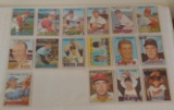 16 Vintage 1967 Topps Baseball Card Lot MLB