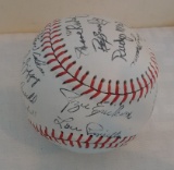 Vintage Facsimilie Team Signed Autographed Baseball 1970s New York Yankees Gossage Piniella Souvenir