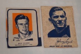 Vintage 1952 Wheaties Football Card Lot Doak Walker Johnny Lujack Cereal Box Hand Cut Oddball