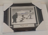 Willie Mays Autographed Signed 8x10 Photo Framed Matted Say Hey His Own Hologram COA Giants HOF