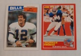 Jim Kelly & Thurman Thomas Buffalo Bills Rookie Card Lot 1987 Topps 1989 Score HOF RC