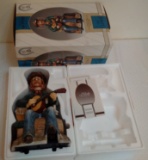 Vintage Melody In Motion MIB Hand Painted Musical Figurine w/ Box 