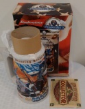 Brand New Budweiser Marines Beer Stein Mug Cup Ceramic MIB Box Paperwork