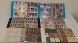 6 Sport Card Album Lot Many Stars HOFers Baseball Basketball Cards