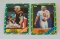 2 Vintage 1986 Topps NFL Football Rookie Card Lot Pair Steve Young Boomer Esiason Nice