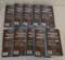 Approx 1,000 BCW Graded Card Plastic Sleeves Storage Protection Team Bag Lot 10 Packs 9 Sealed