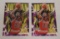 1996-97 Skybox Z Force #11 Michael Jordan Bulls Regular Card & Sticker Insert Gold HOF NBA