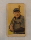 Vintage T206 Baseball Tobacco Card Pre War Piedmont Back Glenn Liebhardt Clevelend