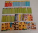 28 Vintage 1960s 1970s Topps Baseball Card Lot Checklist Team Coaches Leaders Combo