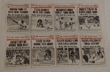 Complete Sub Set Vintage 1969 Topps World Series 8 Card Lot Tigers Cardinals MLB Baseball