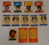 Vintage Topps Oddball Issue Insert Card Lot 1965 Embossed Decal Tattoo Transfer Peel Off Booklet
