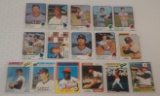 Vintage 1970s Topps Baseball Card Lot Stars HOFers Ryan Kaline Gibson Palmer Brooks