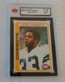 Key Vintage 1978 Topps NFL Football #315 Tony Dorsett Cowboys HOF Rookie Card RC KSA GRADED 7.5 NM+