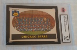 Vintage 1958 Topps NFL Football High Grade Card KSA GRADED 8.5 NRMT MT+ #29 Chicago Bears Team