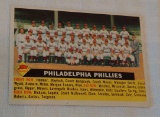 Vintage 1956 Topps Baseball Card #72 Phillies Team Gray Back High Grade Gorgeous Condition