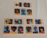 Rare 1989 SCD Card Magazine Sheet Lot Set #1-15 w/ Ken Griffey Jr Rookie Stars HOFers