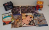 Misc Collectibles Lot Comic Wizard Marvel Epic Illustrated Dick Tracy Casebook Trivia Box & More