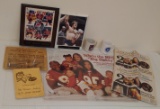 Misc Collectibles Lot WWE WWF Bruno NHL Photo Plaque 14 Dan Wilkinson Posters Redskins Police Mugs