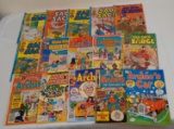 15 Vintage Comic Book Lot Archie Series Harvey Sad Sack Sarge Katy Keene Sabrina