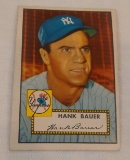 Vintage 1952 Topps Baseball Card #215 Hank Bauer Yankees