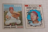 Vintage 1970 Topps Baseball Card #660 Johnny Bench Reds High Number Nicely Centered w/ #464 All Star