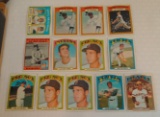 Vintage 1972 Topps Baseball Card Lot Many Stars HOFers Clemente Mays Yaz Palmer Rookies