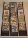 700+ NFL Football Star HOF Card Lot All In Toploader Cases Loaded Sapp Faulk Rookies Peyton Emmitt