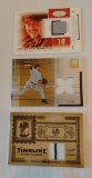 3 Roger Clemens Relic Jersey Game Used Insert Card Lot #'d Yankees Astros