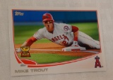 2013 Topps Baseball #27 Mike Trout 2nd Year Card Angels Nice Sharp Rookie Trophy Cup