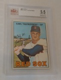 Vintage 1967 Topps Baseball Card #355 Carl Yastrzemski Yaz Red Sox HOF Beckett GRADED 5.5 EX+