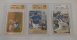 3 Alex Gordon Royals Baseball Rookie Card Lot RC 2007 Upper Deck BGS GRADED 8 9.5 GEM Mint