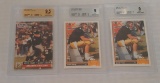 3 Brett Favre RC Rookie Card Lot 1991 Pro Set Upper Deck BGS GRADED 9 9.5 GEM MINT NFL Football HOF