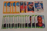 25 Vintage 1990 Leaf Fleer Score Pro Cards Frank Thomas Baseball Rookie Card Lot RC White Sox HOF