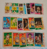 17 Vintage 1974-75 Topps NBA Basketball Card Lot