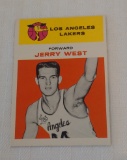 Vintage 1961 Fleer NBA Basketball #43 Jerry West Rookie Card RC Lakers HOF Gorgeous Condition